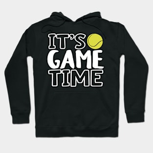 "It's Game Time", Tennis White Hoodie